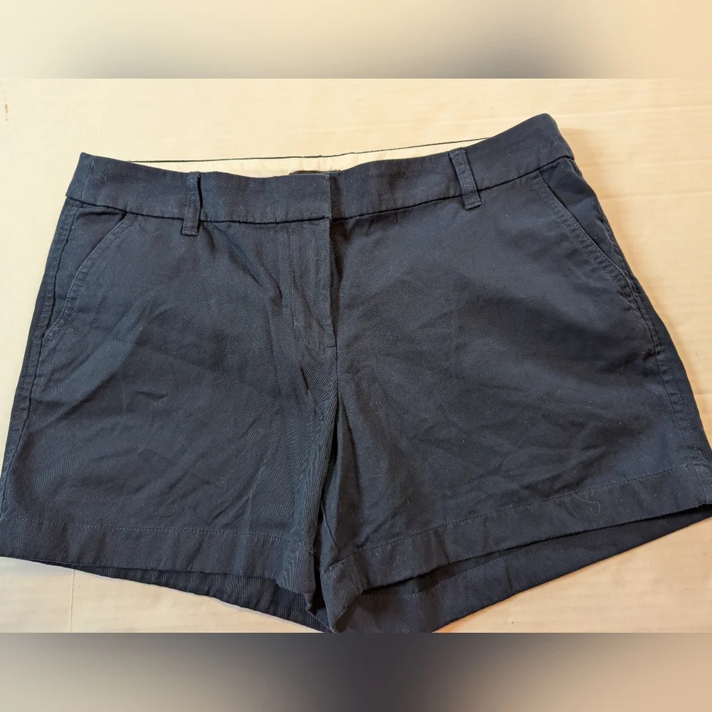 Ladies J Crew Navy Blue Shorts Size 12